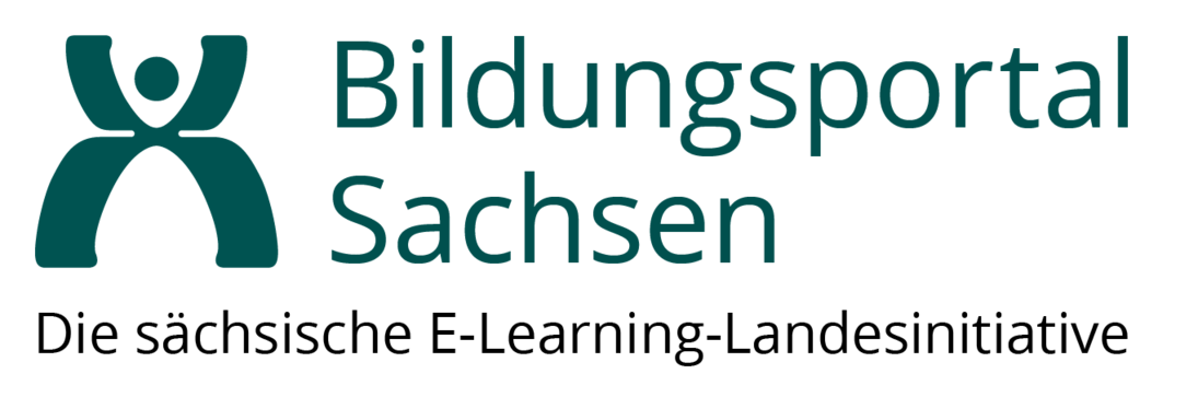 Das Logo des Bildungsportals Sachsen - Die sächsische E-Learning-Landesalternative